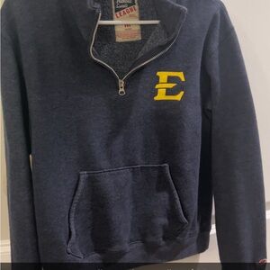 Men's Navy Quarter-Zip Sweater